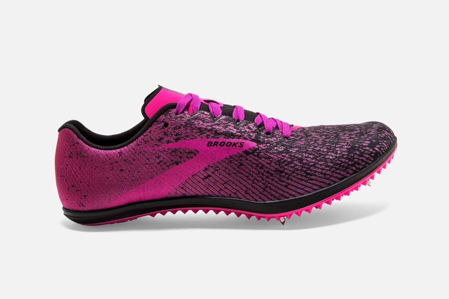 Brooks Women's Mach 19 Trainers Black/Hollyhock/Pink ( WCQFZ6475 )